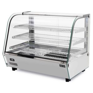 HCB Hot display case - 160 liters - 86 cm - 230V - stainless steel