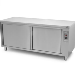HCB warming cabinet - plate warming cabinet - 180 cm - sliding door - stainless steel