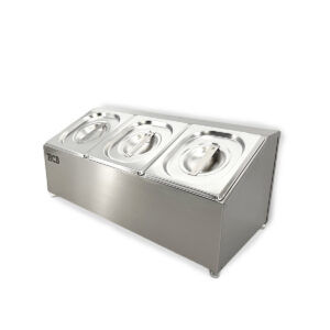 HCB Tray holder - 3 x 1/6 GN - stainless steel