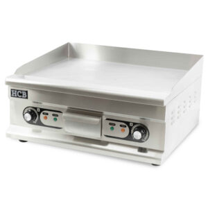 HCB Baking tray - smooth - 60 cm - 400V - stainless steel