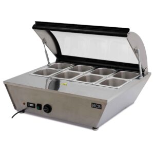 HCB Warming Display Case - 67 liters - 76,5 cm - 230V - stainless steel