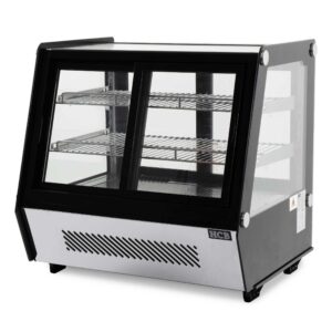 HCB Luxe refrigerated display case - 125 liters - 230V - stainless steel