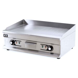 HCB Griddle 1/2 ribbed - 75 cm - 400V - stainless steel
