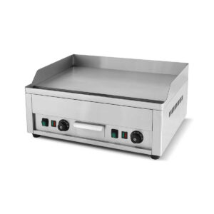 HCB Baking tray - smooth - 66 cm - 400V - stainless steel