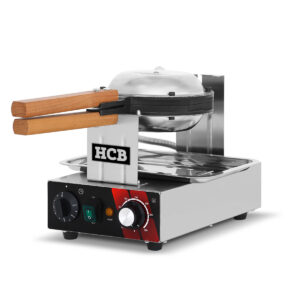 HCB Waffle iron - bubble pattern - 230V - stainless steel