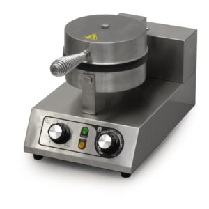 HCB Waffle iron - round waffles - timer - 230V - stainless steel