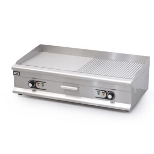 HCB Baking tray - 1/2 ribbed - 100 cm - 400V - stainless steel
