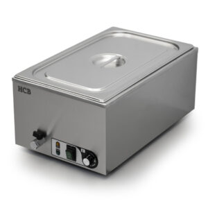 HCB Bain-Marie - 1 x 1/1 GN - with drain valve - 230V - stainless steel