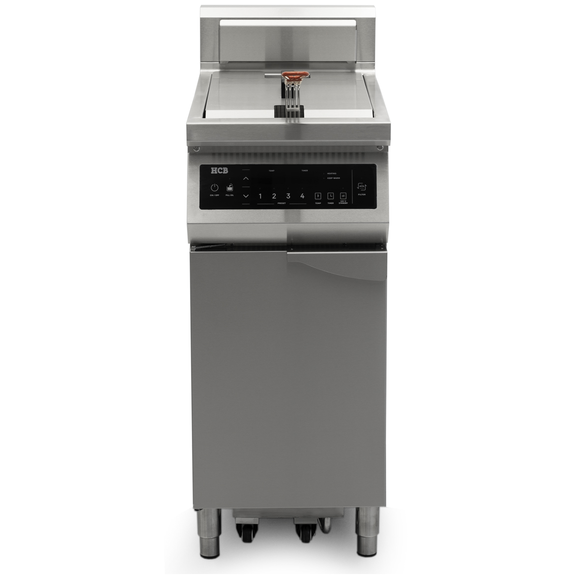 HCB Induction deep fryer - grease filter system - 20 liters - 400V - stainless steel - Image 10