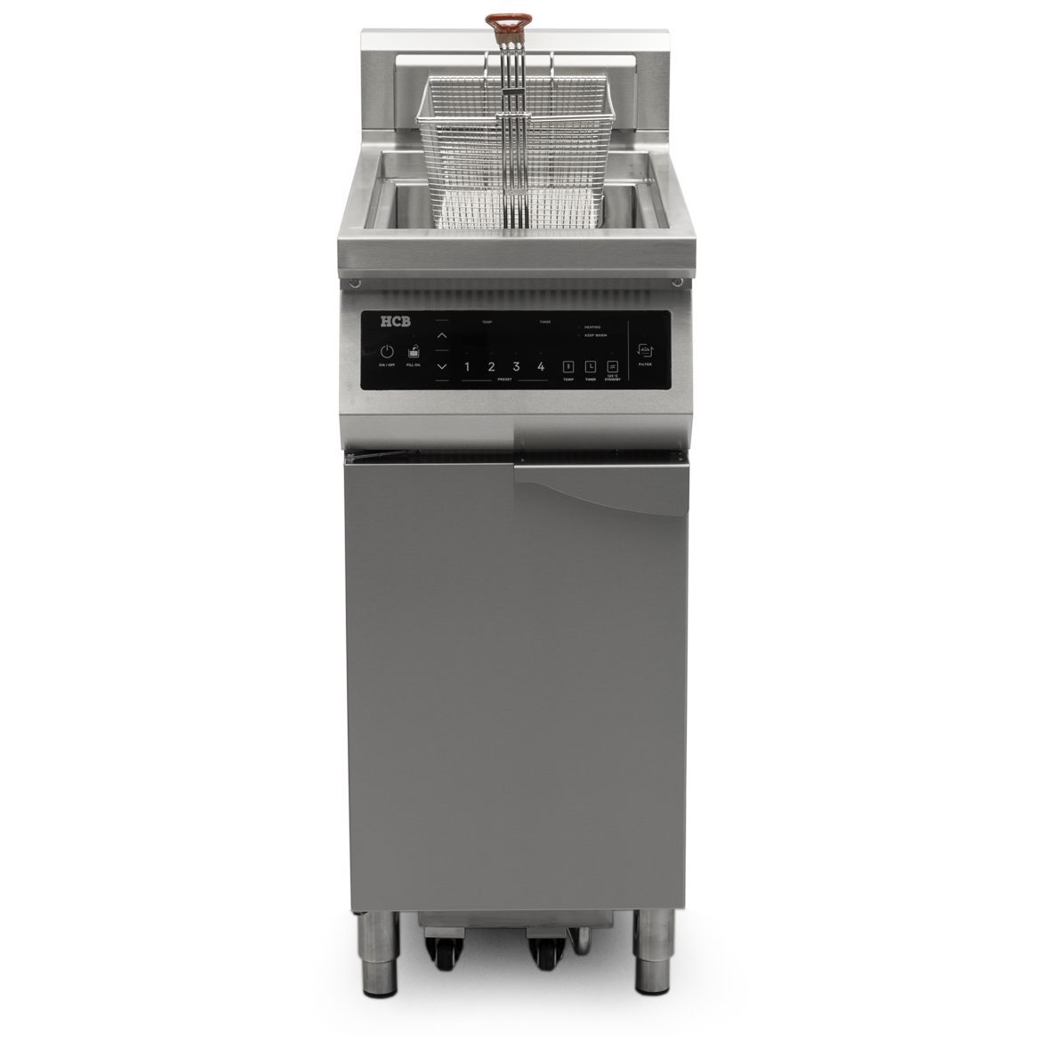 HCB Induction deep fryer - grease filter system - 20 liters - 400V - stainless steel - Image 4