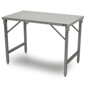 HCB Work Table - collapsible - 120 x 70 x 85 cm - stainless steel