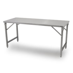 HCB Work Table - collapsible - 180 x 70 x 85 cm - stainless steel