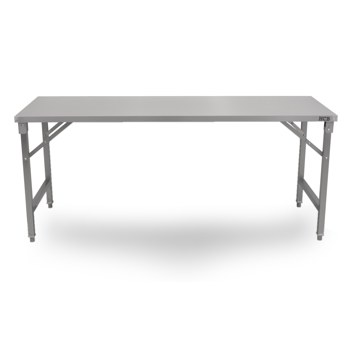 HCB Work Table - collapsible - 200 x 70 x 85 cm - stainless steel
