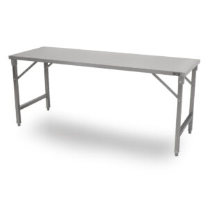 HCB Work Table - collapsible - 200 x 70 x 85 cm - stainless steel