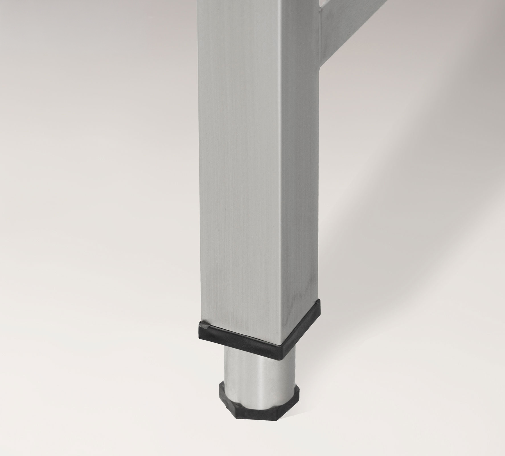 HCB Basic-line Work Table - with undershelf - 180 x 60 x 85 cm - stainless steel