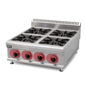 HCB Stove - 4 burners - propane - 29.2 kW - 70 cm - stainless steel