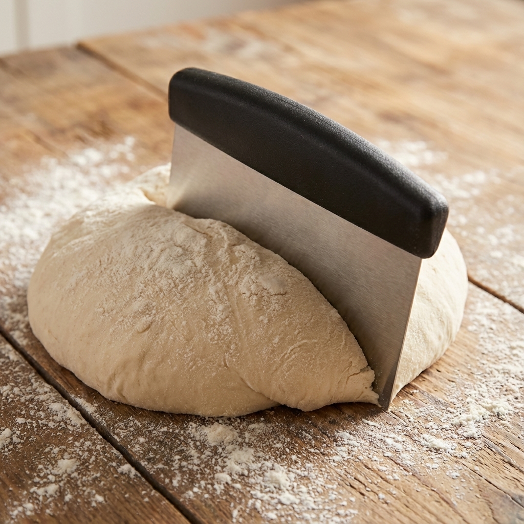 HCB Stainless Steel Dough Scraper, 15.5 cm, Food Service