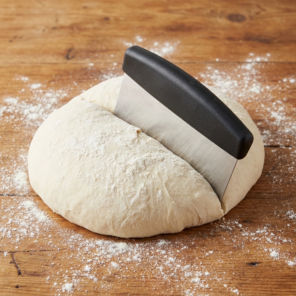 HCB Stainless Steel Dough Scraper, 15.5 cm, Food Service