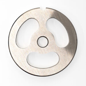 HCB Pre-cutting Plate for Meat Grinder - Size 12 - Stainless Steel