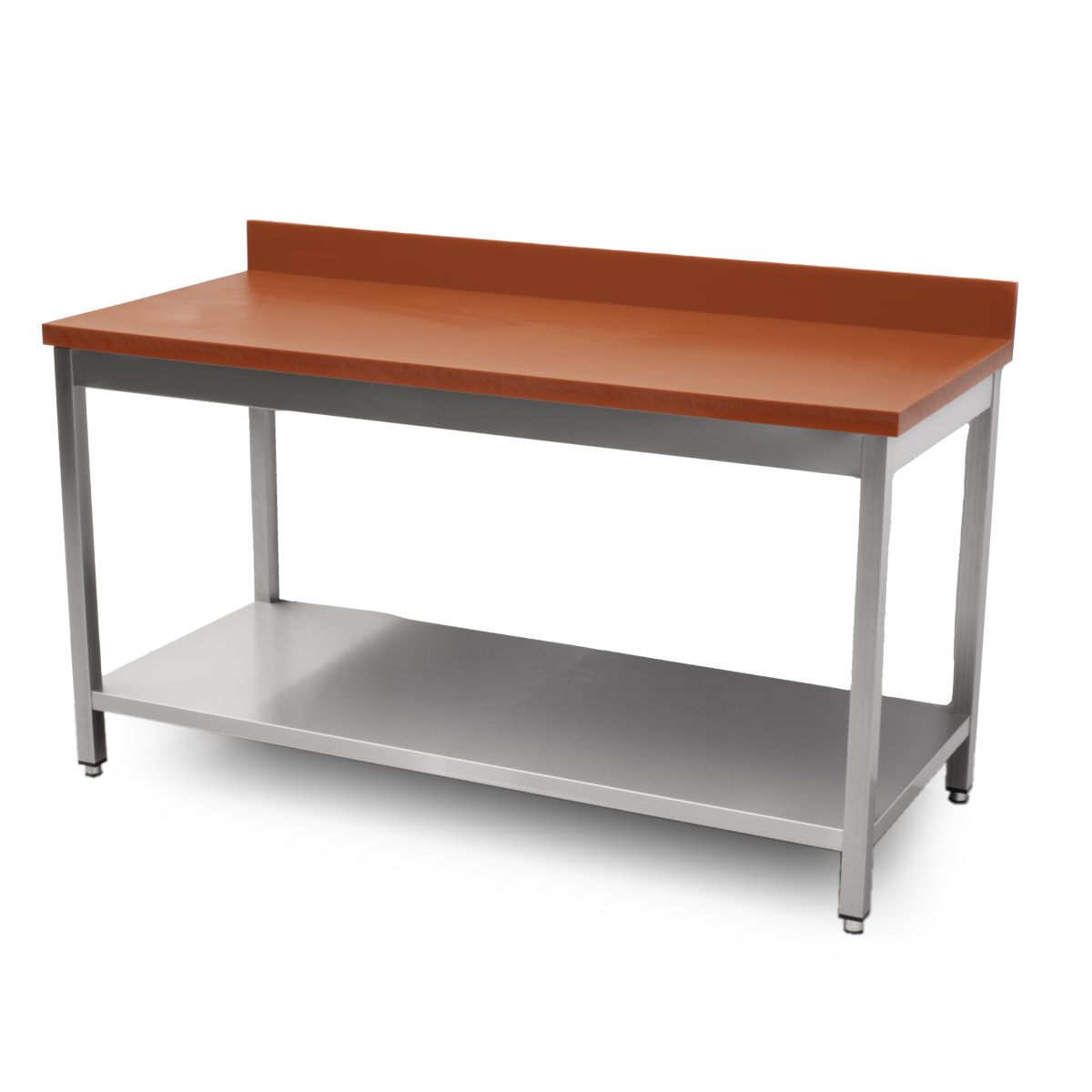 HCB Cutting table - 160 cm - stainless steel - Polyethylene