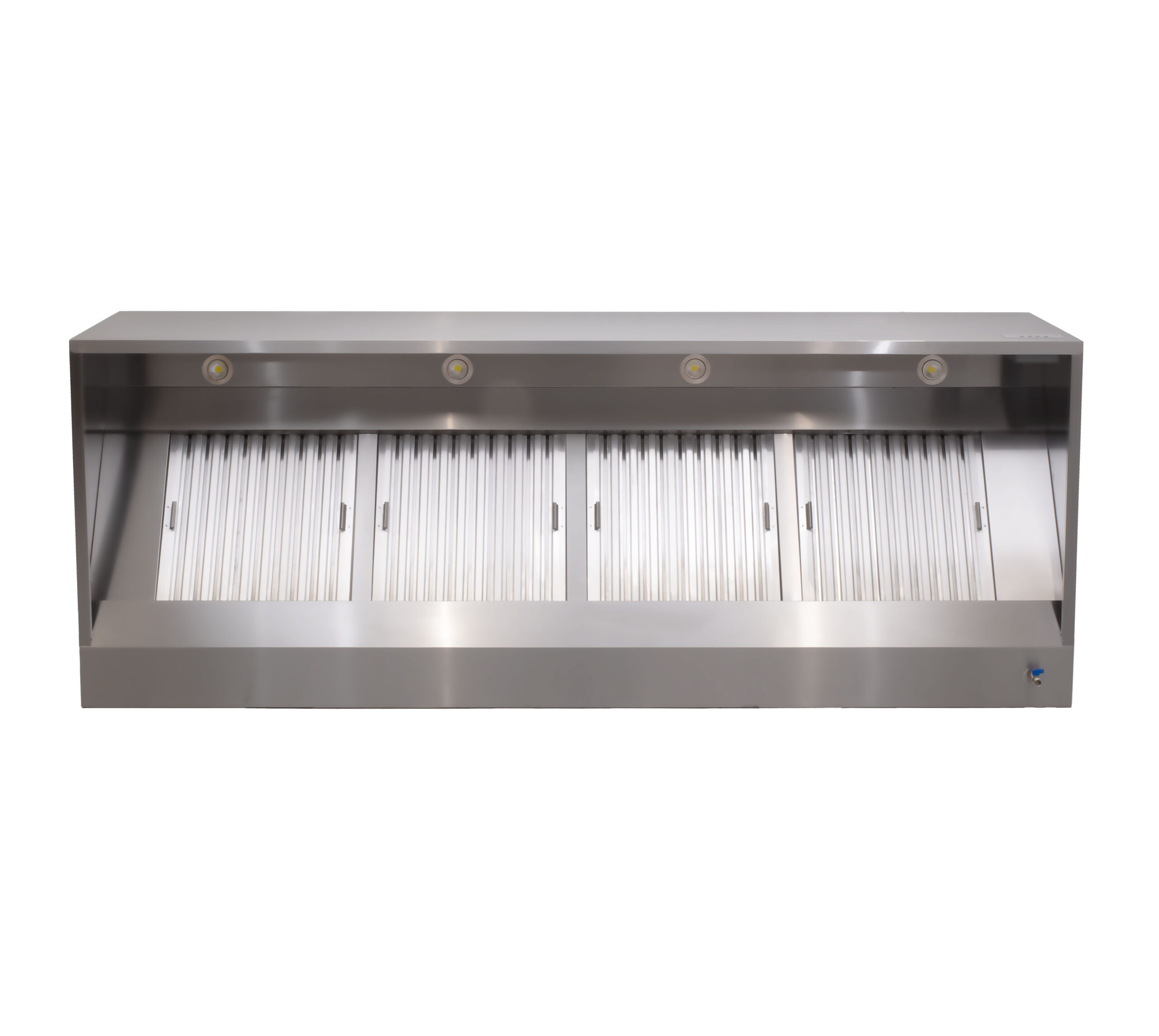 HCB Extractor - box model - with motor - 250 cm - 230V - stainless steel