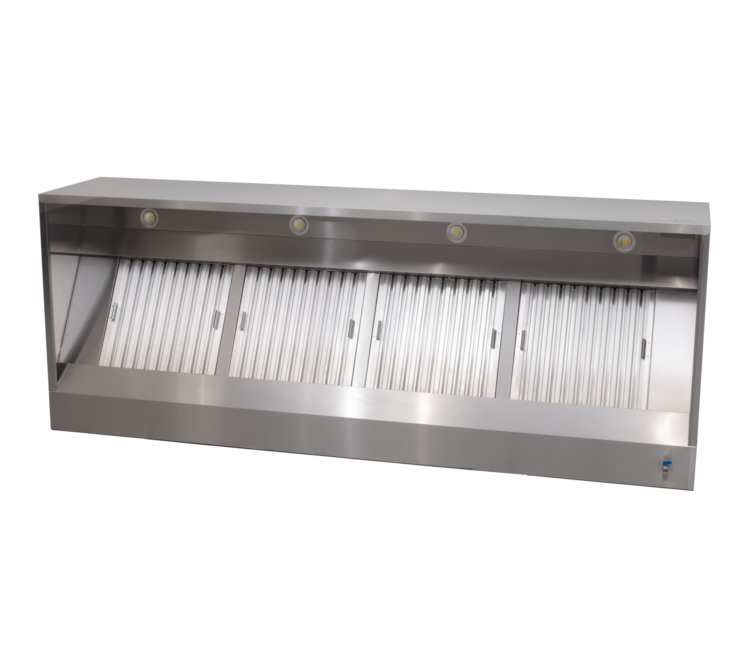 HCB Extractor - box model - with motor - 250 cm - 230V - stainless steel
