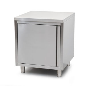 HCB Work cabinet - folding door - 70 cm - stainless steel