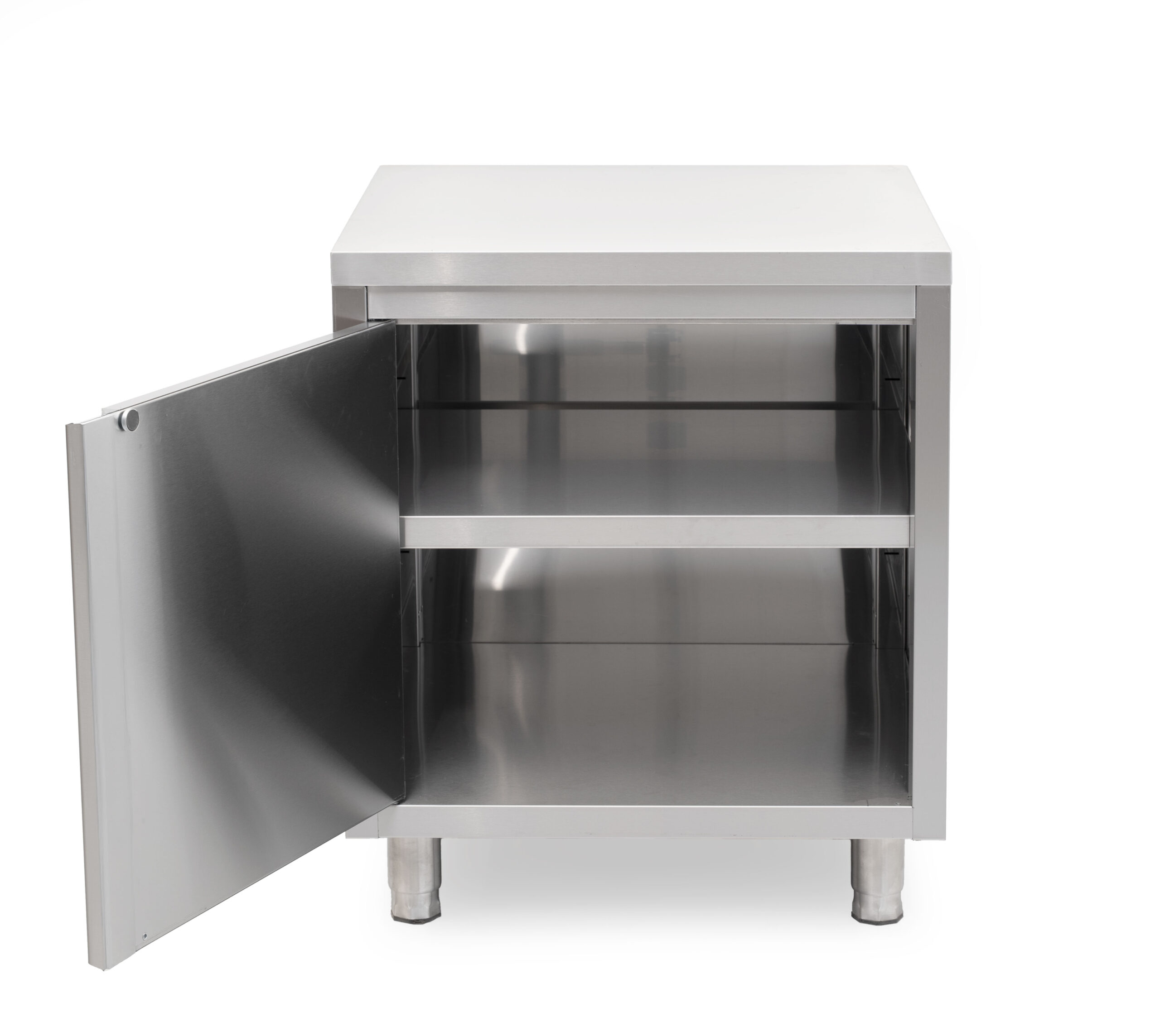 HCB Work cabinet - folding door - 70 cm - stainless steel