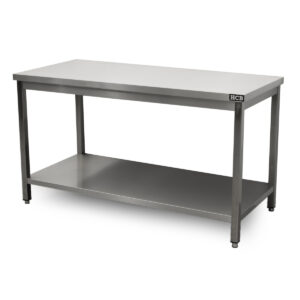 HCB Pro-line Work Table - with undershelf - 150 x 70 x 85 cm - stainless steel
