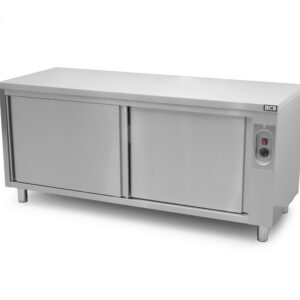 HCB warming cabinet - plate warming cabinet - 180 cm - sliding door - stainless steel