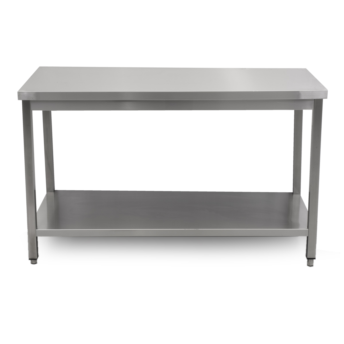 HCB Pro-line Work Table - with undershelf - 140 x 60 x 85 cm - stainless steel