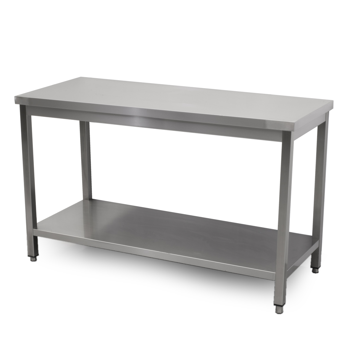 HCB Pro-line Work Table - with undershelf - 140 x 60 x 85 cm - stainless steel