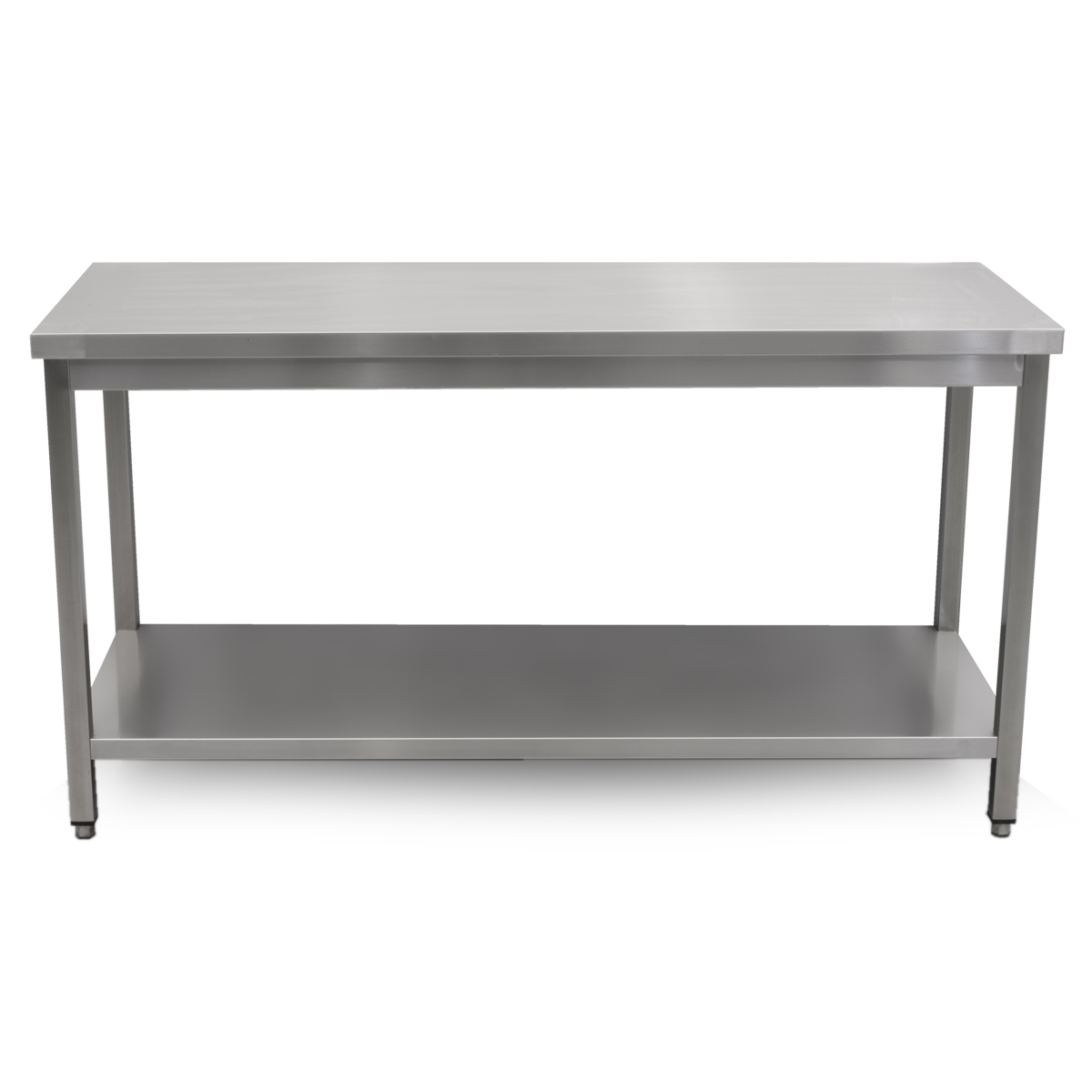 HCB Pro-line Work Table - with undershelf - 160 x 60 x 85 cm - stainless steel