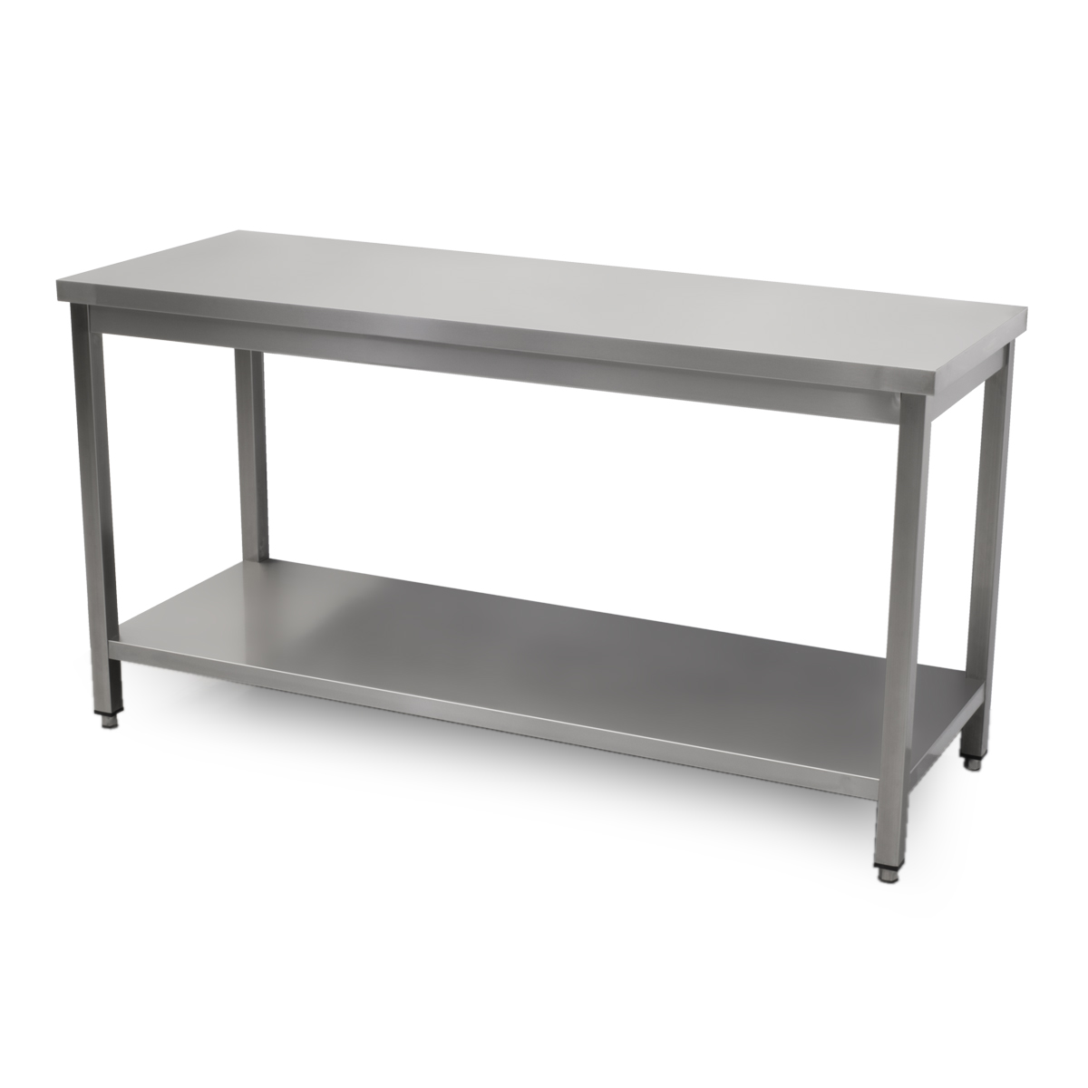 HCB Pro-line Work Table - with undershelf - 160 x 60 x 85 cm - stainless steel