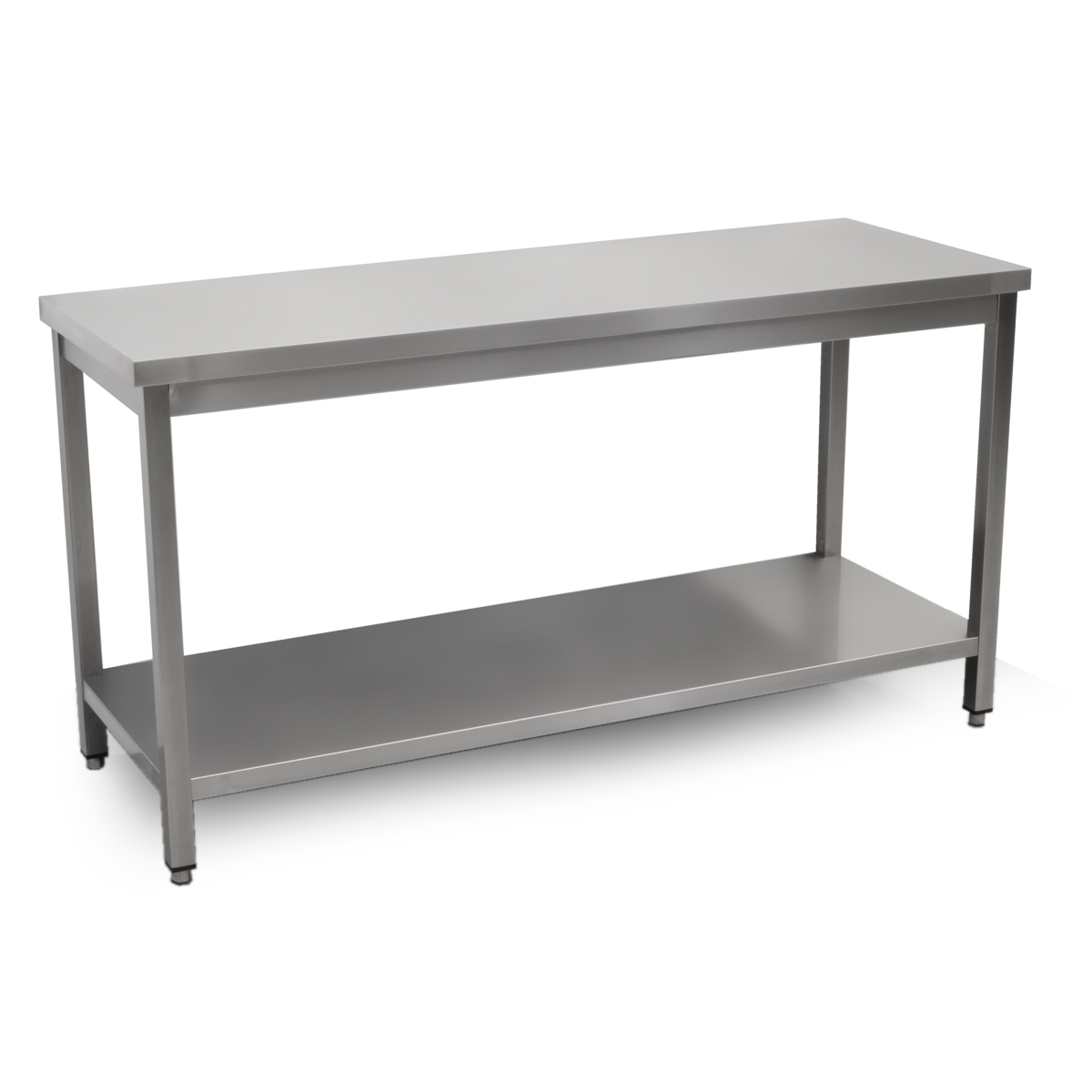 HCB Pro-line Work Table - with undershelf - 160 x 60 x 85 cm - stainless steel