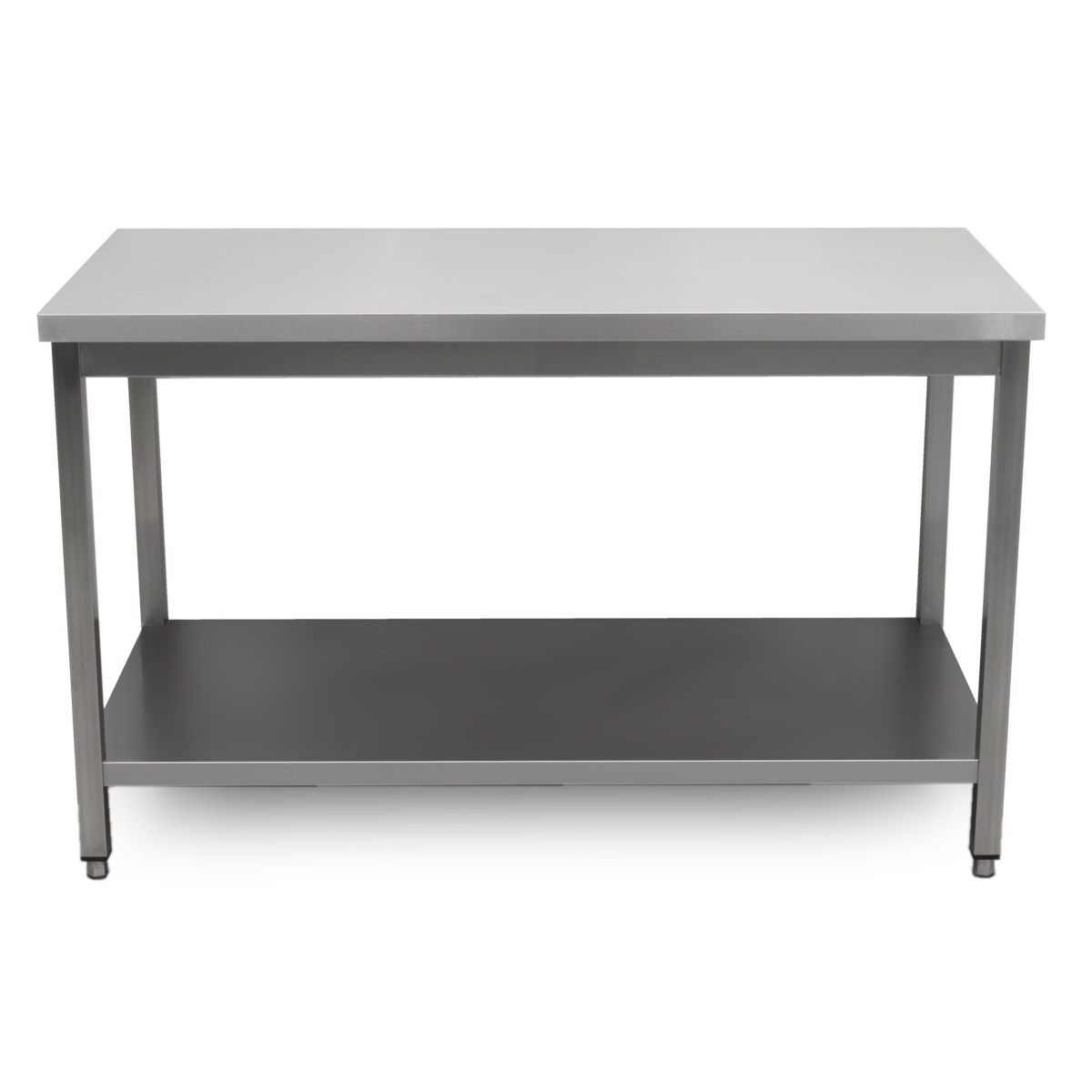 HCB Pro-line Work Table - with undershelf - 140 x 70 x 85 cm - stainless steel