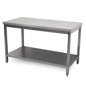 HCB Pro-line Work Table - with undershelf - 140 x 70 x 85 cm - stainless steel