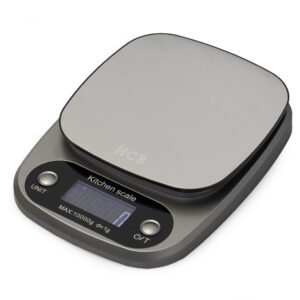 HCB Digital Kitchen Scale - max. 10 kg - platform 15 x 15 cm - battery-powered