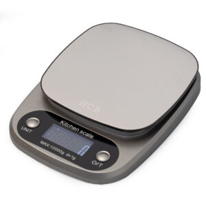 HCB Digital Kitchen Scale - max. 10 kg - platform 15 x 15 cm - battery-powered