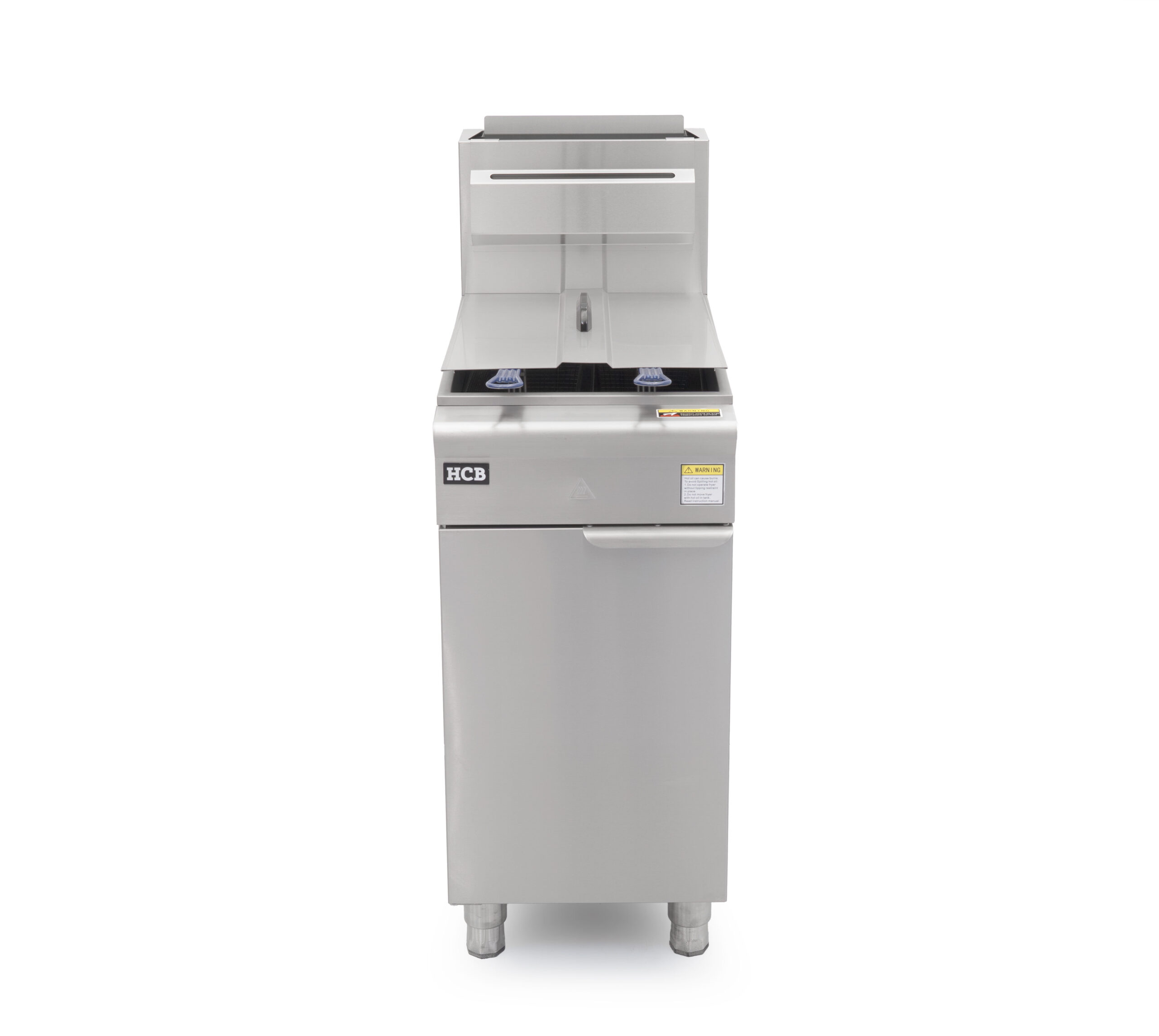 HCB Deep Fryer - 23 liters - 4 burners - 35.2 kW - natural gas - stainless steel