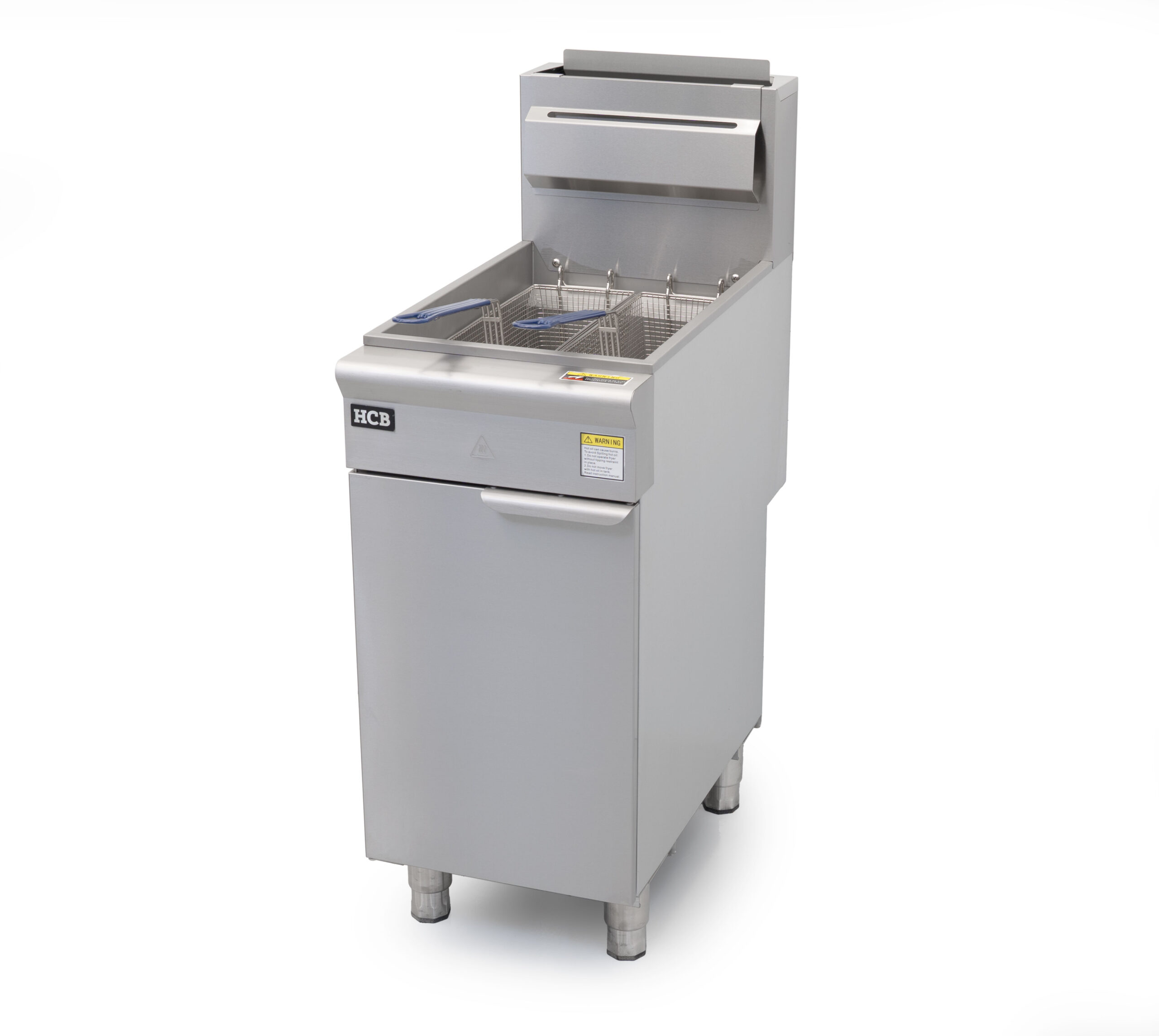 HCB Deep Fryer - 23 liters - 4 burners - 35.2 kW - natural gas - stainless steel