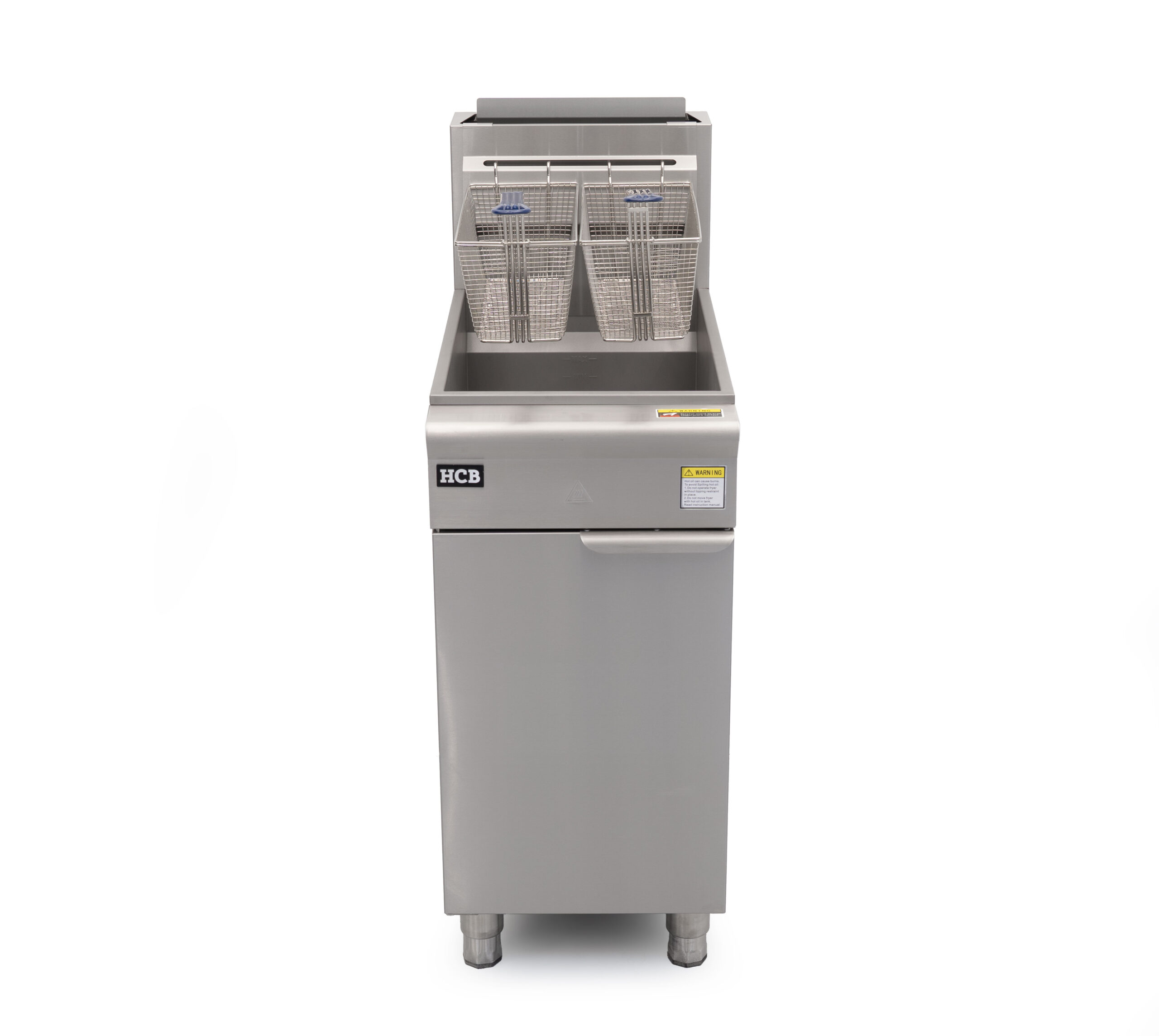 HCB Deep Fryer - 23 liters - 4 burners - 35.2 kW - natural gas - stainless steel