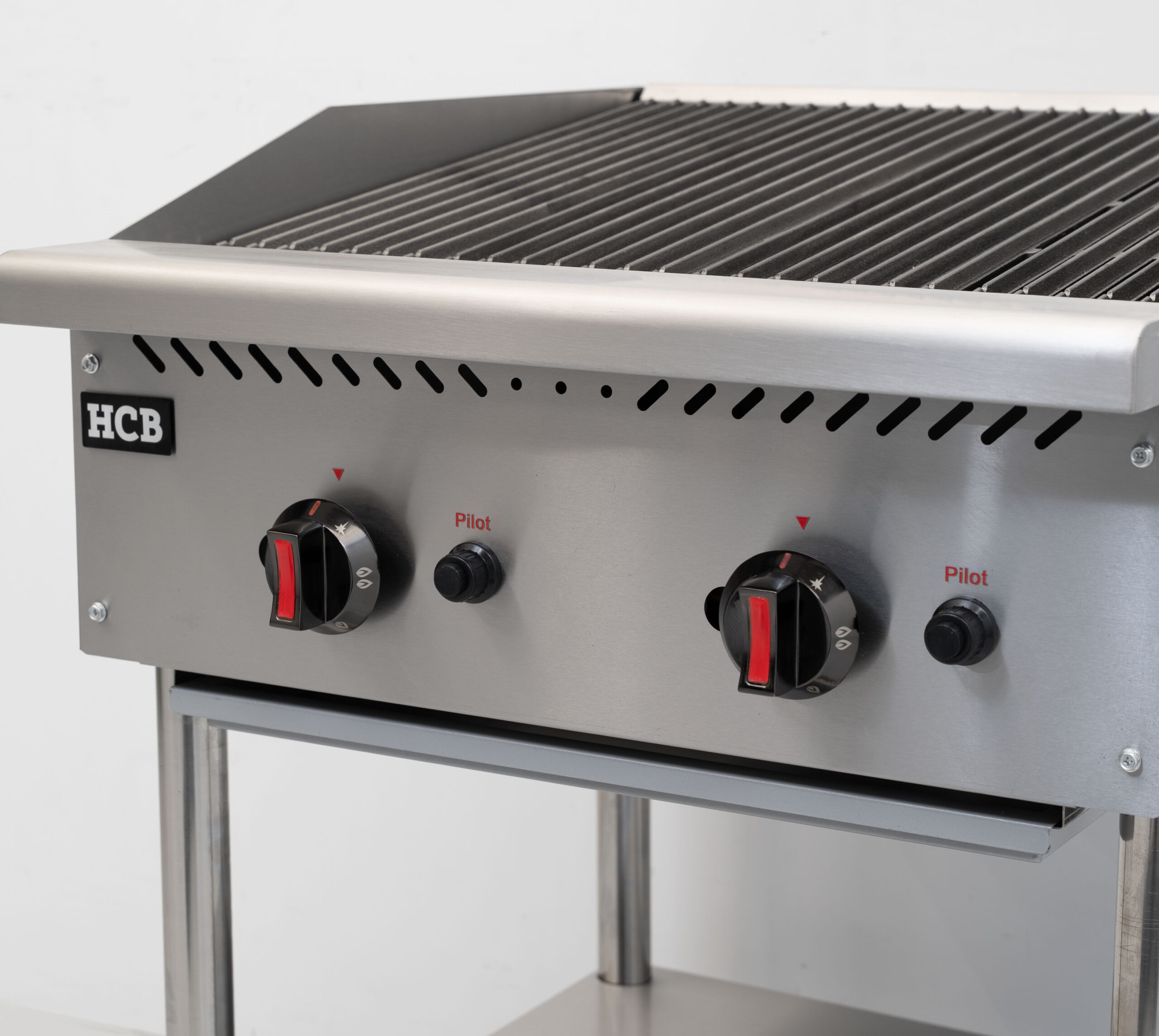 HCB Grill - 2 burners - propane - 20.5 kW - 61 cm - stainless steel