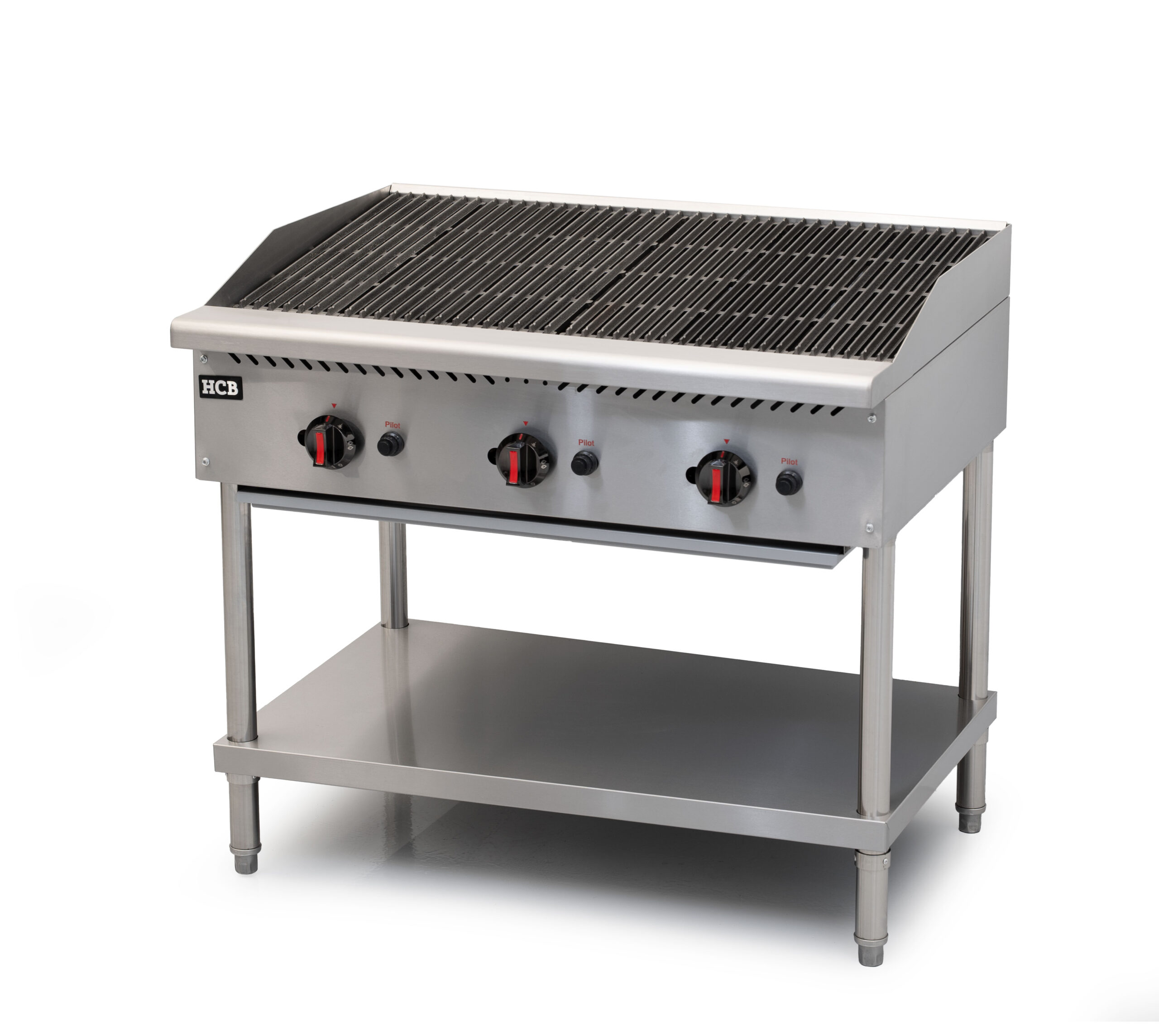 HCB Grill - 3 burners - propane - 30.75 kW - 91.5 cm - stainless steel