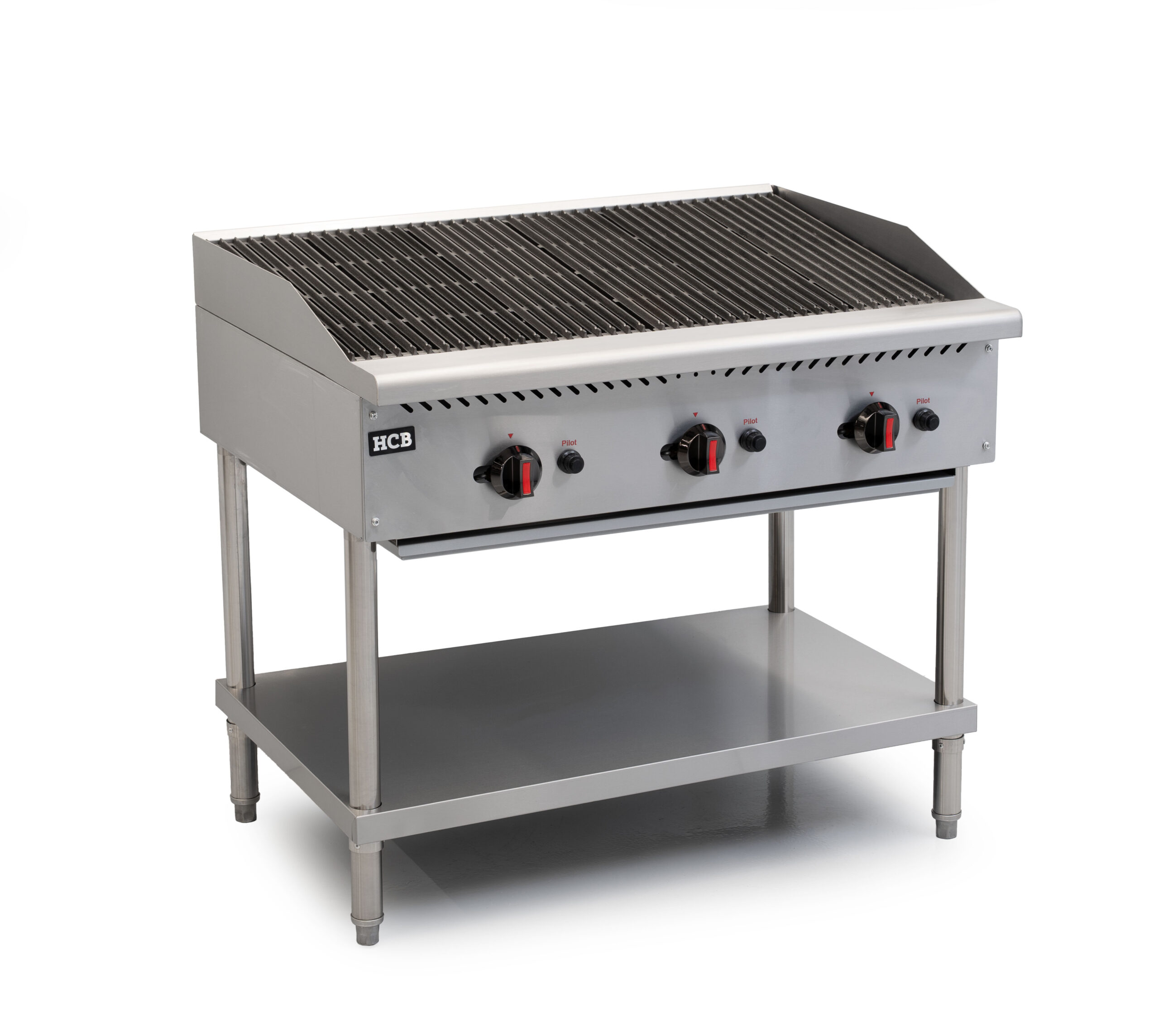 HCB Grill - 3 burners - propane - 30.75 kW - 91.5 cm - stainless steel
