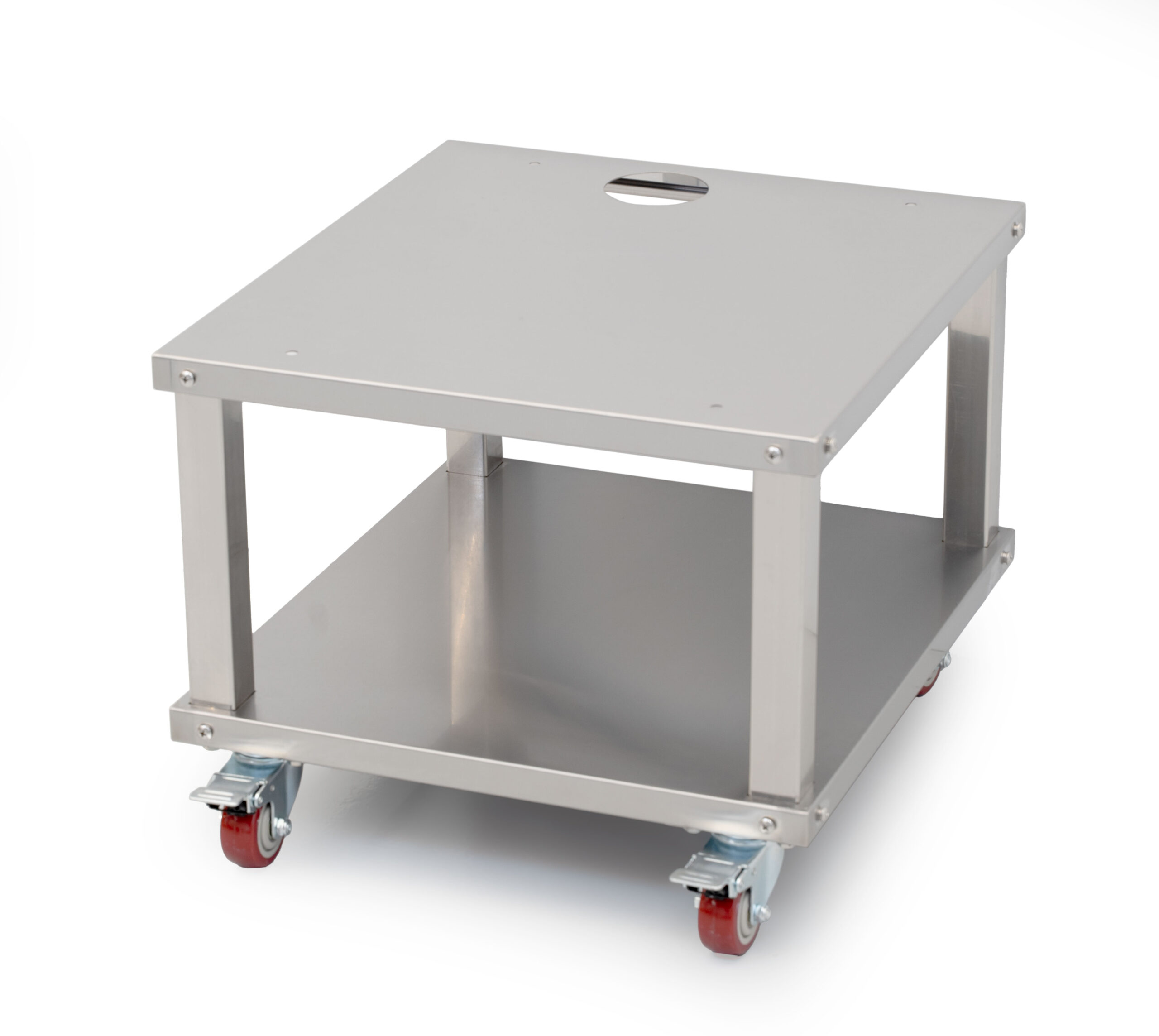 HCB Machine Table - Mobile - 58.5 x 53 x 43.5 cm - Stainless Steel