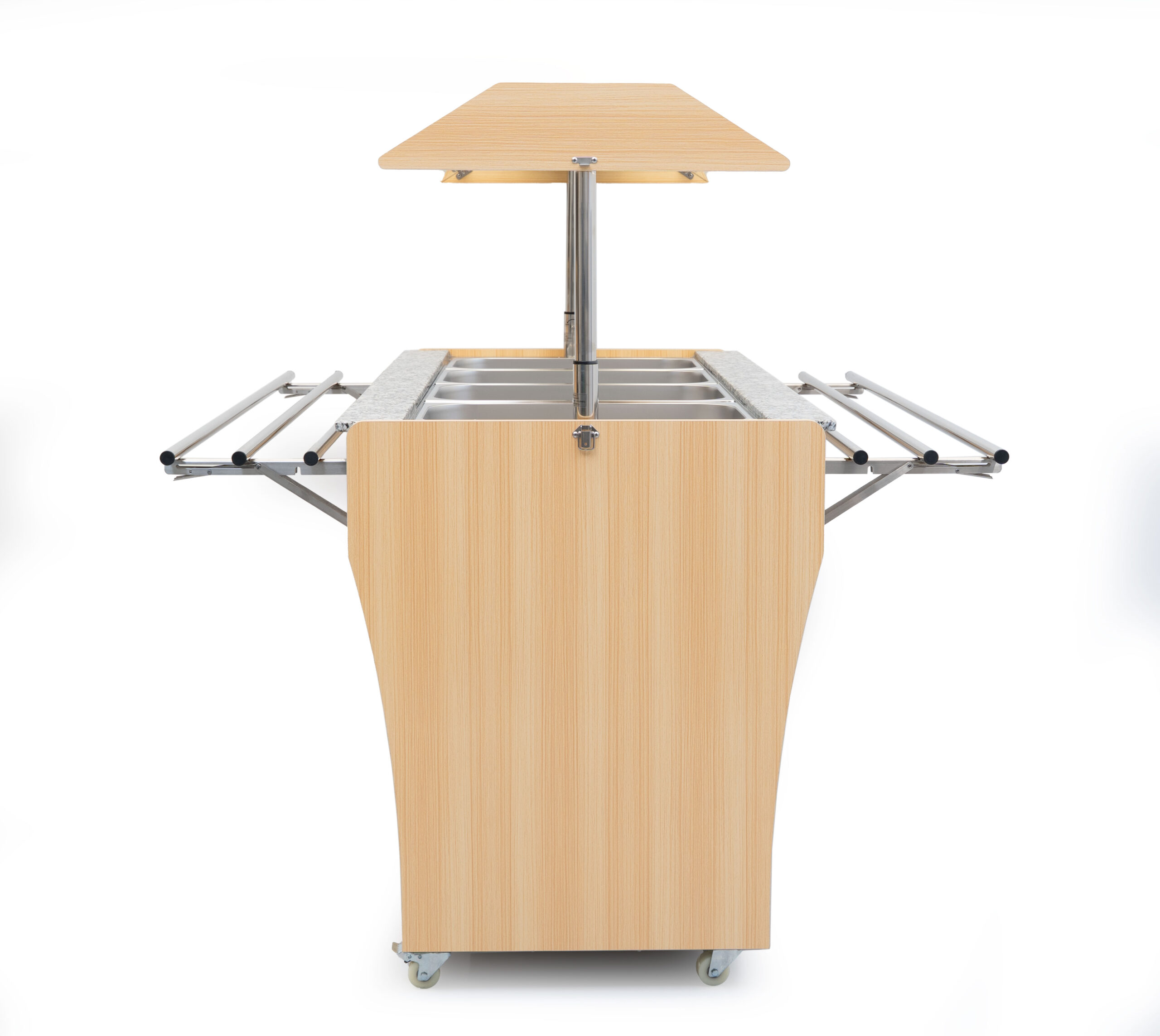 HCB Mobile Chilled Buffet - 4 x 1/1 GN - buffet display - 149 cm - 230V