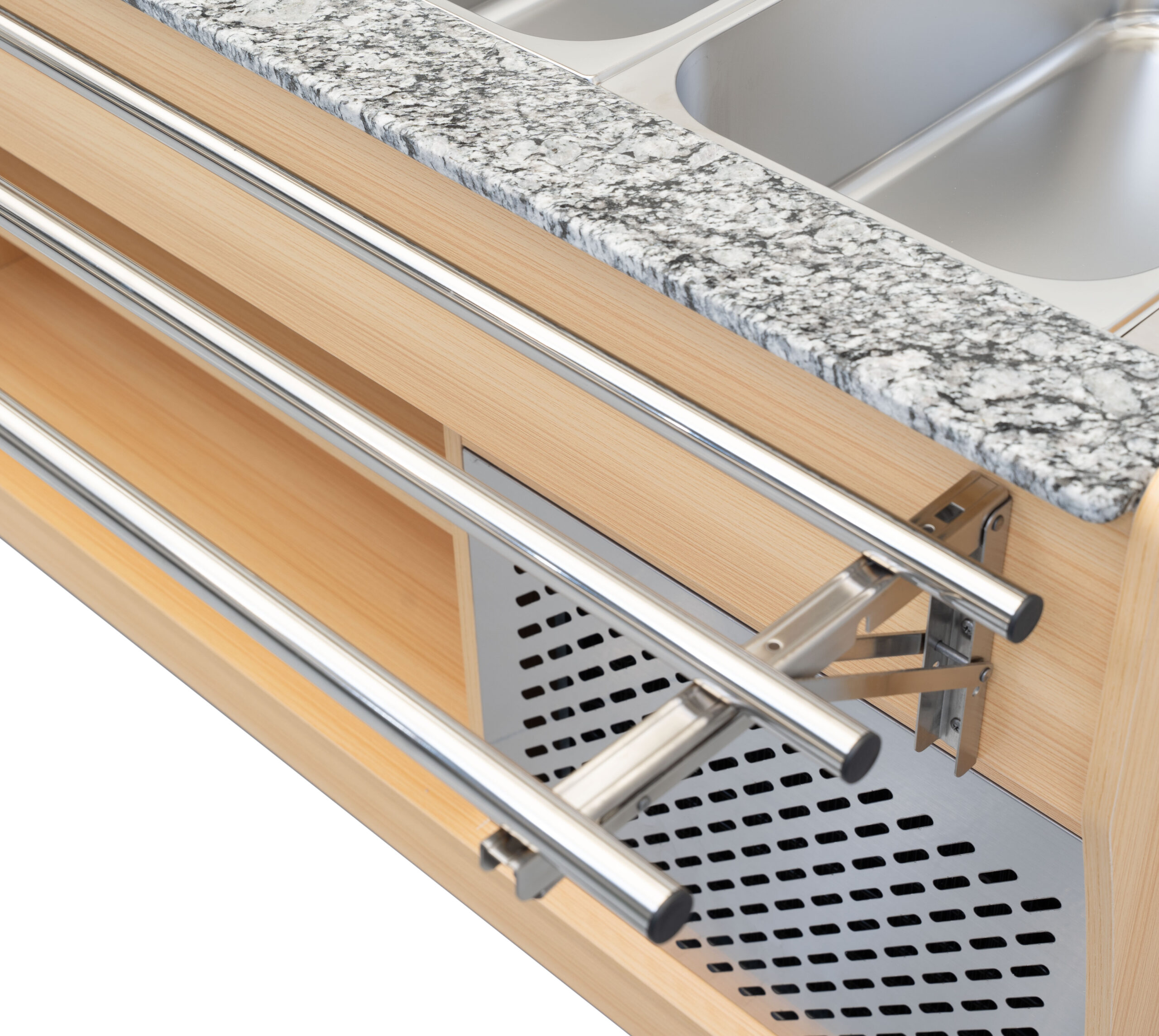 HCB Mobile Chilled Buffet - 4 x 1/1 GN - buffet display - 149 cm - 230V