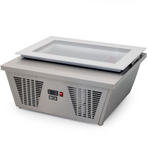 HCB Set-up scoop ice cream display case - 4 x 1/3 GN - 87 cm - 230V