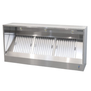 HCB Extractor - box model - with motor - 200 cm - 230V - stainless steel